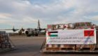 مواد غذائية ومستلزمات طبية.. مساعدات مغربية في طريقها لقطاع غزة (صور)