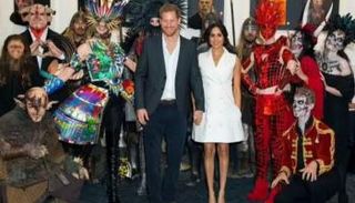 هاري وميغان في حفل هالويين 