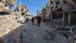 جنود إسرائيليون في شوارع بشمال غزة اليوم