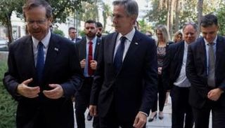 أنتوني بلينكن والرئيس الإسرائيلي - أرشيفية