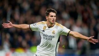 براهيم دياز لاعب ريال مدريد الإسباني