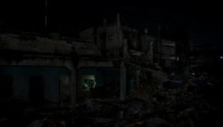 ظلام دامس يعم قطاع غزة