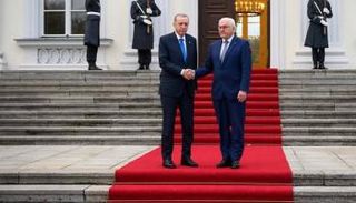 أردوغان ونظيره الألماني في برلين