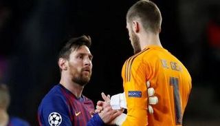 ديفيد دي خيا وليونيل ميسي