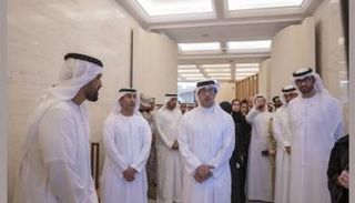الشيخ منصور بن زايد آل نهيان خلال الجولة التفقدية