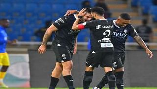 احتفال الهلال السعودي