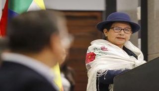 وزيرة الخارجية البوليفية الجديدة سيليندا سوسا