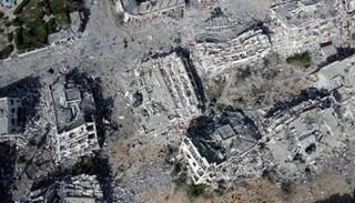 غزة ما بعد القصف الإسرائيلي - صورة أرشيفية