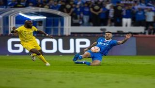 من مباراة الهلال والنصر