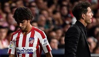 دييجغو سيميوني وجواو فيليكس في أتلتيكو مدريد