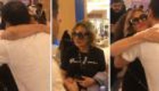 يسرا تعانق ظافر العابدين: «نفسي يمثل معايا» (فيديو)