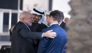 الشيخ محمد بن زايد آل نهيان رئيس دولة الإمارات يلتقي الرئيس البرازيلي