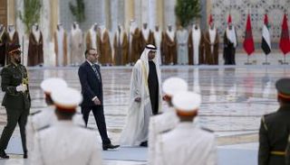 الشيخ محمد بن زايد آل نهيان والعاهل المغربي الملك محمد السادس