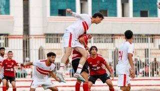 أحمد رفاعي في مباراة الزمالك والأهلي للشباب