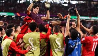 ياسين بونو مع المغرب بعد مباراة إسبانيا