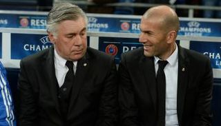 زيدان وأنشيلوتي - ريال مدريد