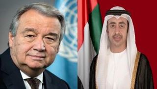  الشيخ عبدالله بن زايد آل نهيان وأنطونيو غوتيريش