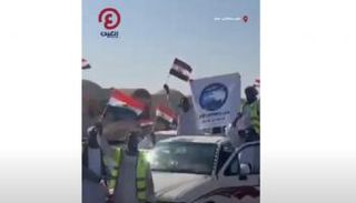 جانب من المشاركين في المسيرة