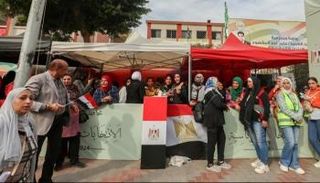 إحدى لجان التصويت في انتخابات الرئاسة المصرية 
