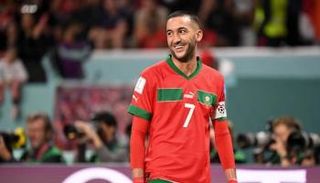 حكيم زياش نجم منتخب المغرب