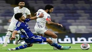 جانب من مباراة العين والنصر