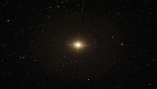 نجم يضيء في الفضاء - تعبيرية