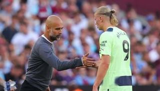 هالاند وغوارديولا