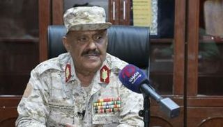 قائد المنطقة العسكرية الرابعة في اليمن اللواء فضل حسن العمري
