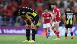 أحمد حجازي من مباراة الأهلي والاتحاد