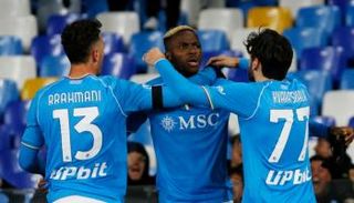 أوسيمين يقود نابولي للفوز على كالياري