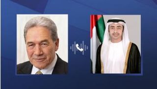 اتصال هاتفي بين الشيخ عبدالله بن زايد آل نهيان ووزير الخارجية النيوزيلندي