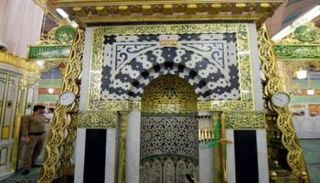 الروضة الشريفة في المسجد النبوي