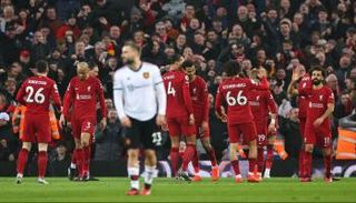 مباراة ليفربول ومانشستر يونايتد بالدوري الإنجليزي