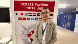 الدكتور جواد الخراز خلال مشاركته بـCOP28 -  تصوير: آلاء عمارة