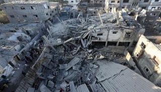 دمار جراء قصف إسرائيلي 