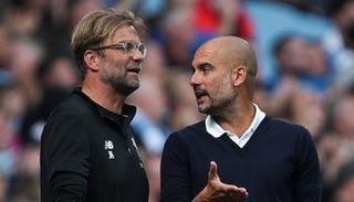 يورجن كلوب وبيب جوارديولا في الدوري الإنجليزي