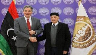 لقاء المستشار عقيلة صالح بالسفير الألماني لدى ليبيا