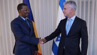 رئيس تشاد ورئيس الموساد