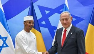 نتنياهو مع رئيس تشاد