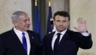 ماكرون ونتنياهو.. تنديد بـ"تهور" إيران وبحث مواجهة "النووي"