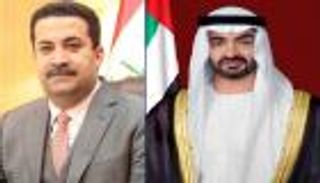 محمد بن زايد والسوداني يبحثان تعزيز العلاقات بين الإمارات والعراق