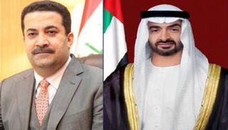 الشيخ محمد بن زايد آل نهيان ومحمد شياع السوداني