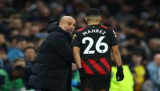 محرز وجوارديولا 