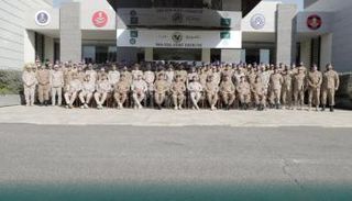 جانب من القوات المشاركة في التدريب