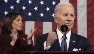 جو بايدن يلقي خطابه عن حال الاتحاد في الكونغرس