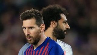 محمد صلاح وليونيل ميسي