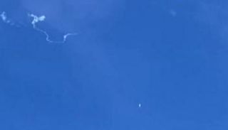 جانب من عملية إسقاط المنطاد الصيني - أ.ف.ب