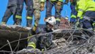 فريق الإنقاذ الإماراتي يواصل جهود البحث في كهرمان مرعش بتركيا