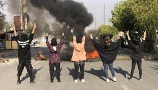 جانب من الاحتجاجات التي تشهدها إيران- أرشيفية