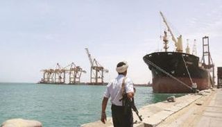 ميناء الحديدة في اليمن